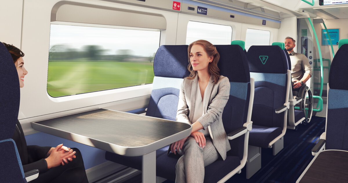 Southeastern high speed train interiors - DCA Design