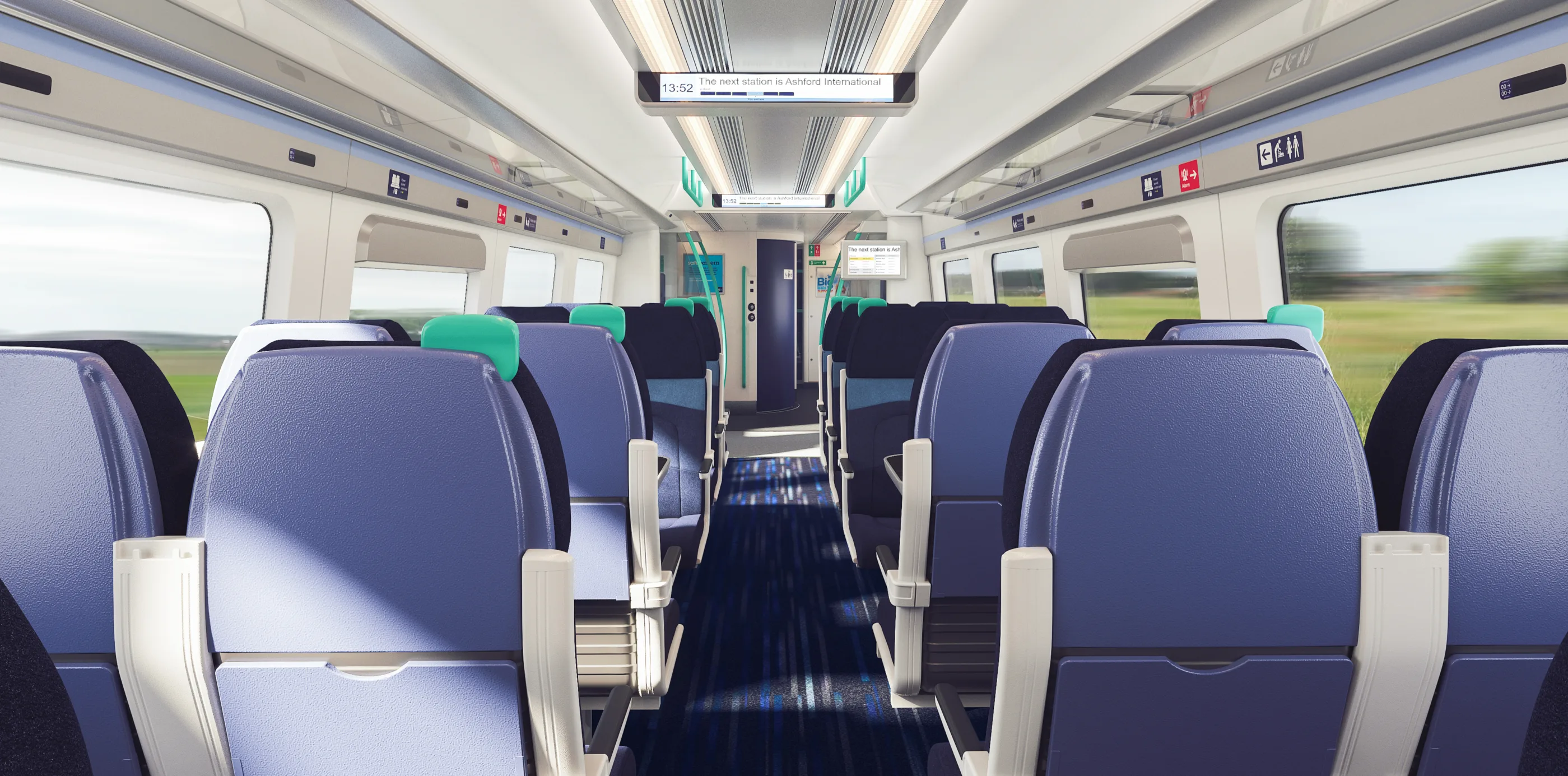 Southeastern high speed train interiors - DCA Design Southeastern high speed train interiors - DCA Design