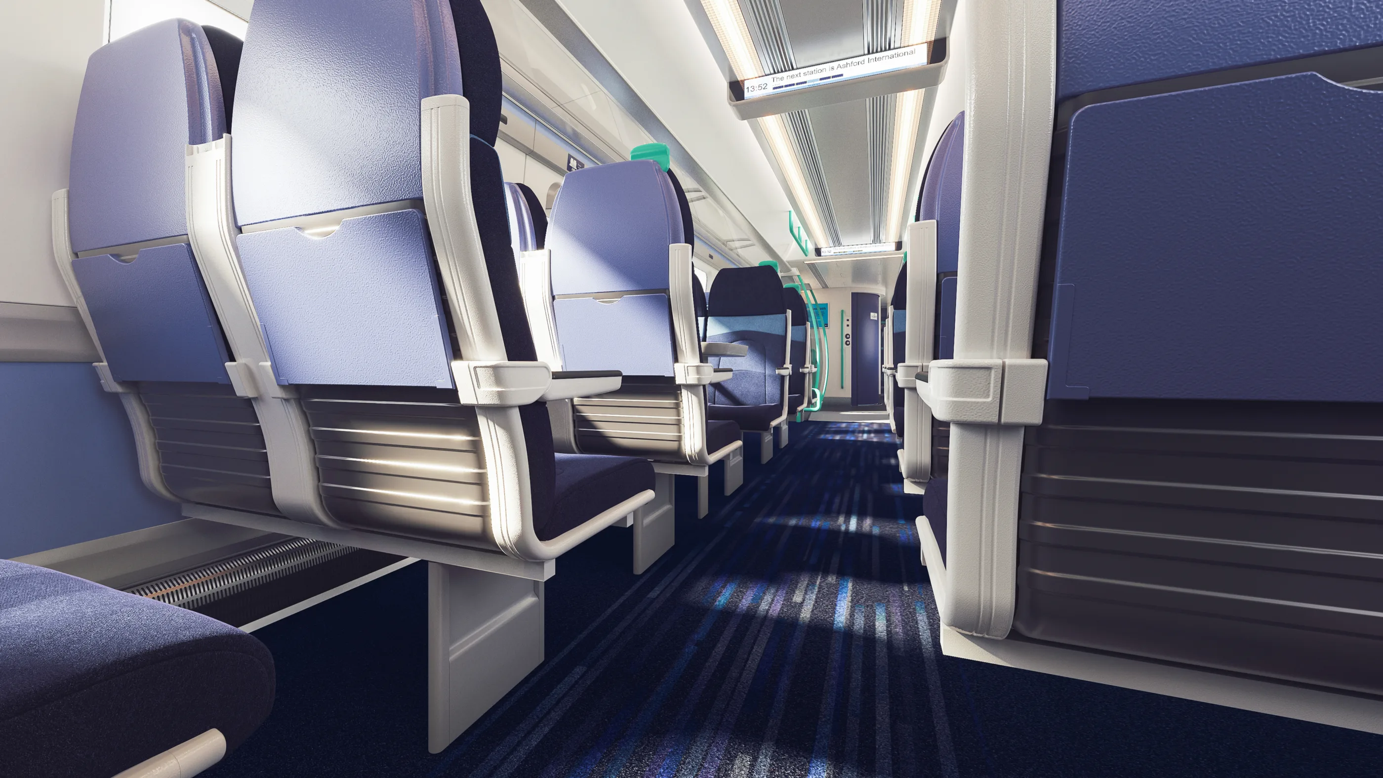 Southeastern high speed train interiors - DCA Design Southeastern high speed train interiors - DCA Design